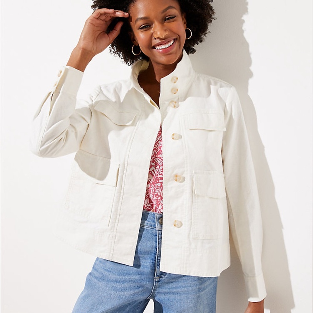 LOFT Canvas Utility Jacket